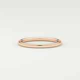 Yellow Gold Polished Classic Shank Wedding Band