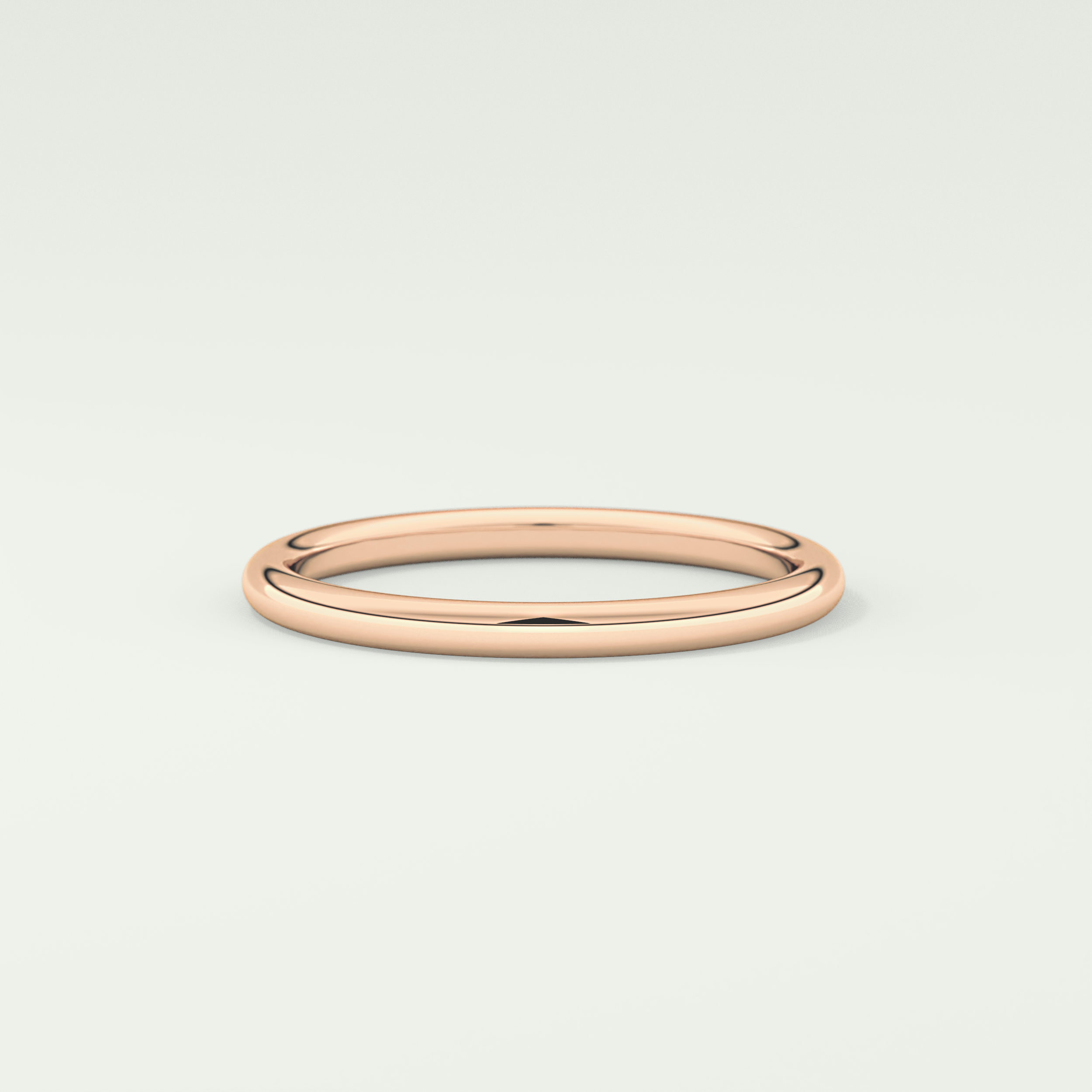 Yellow Gold Polished Classic Shank Wedding Band