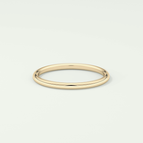 Sleek Simplicity Classic Shank Wedding Band