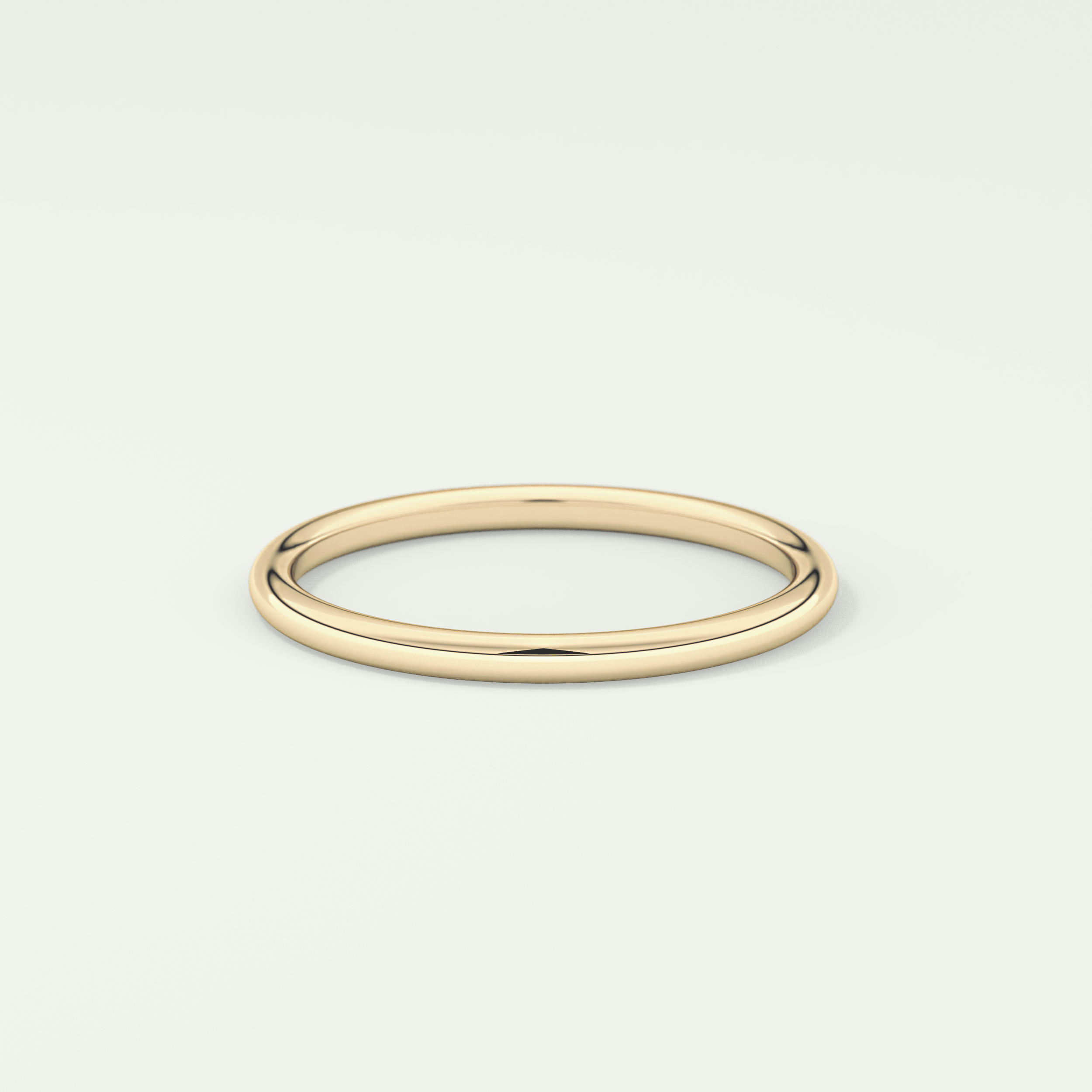 Sleek Simplicity Classic Shank Wedding Band
