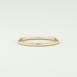 Sleek Simplicity Classic Shank Wedding Band