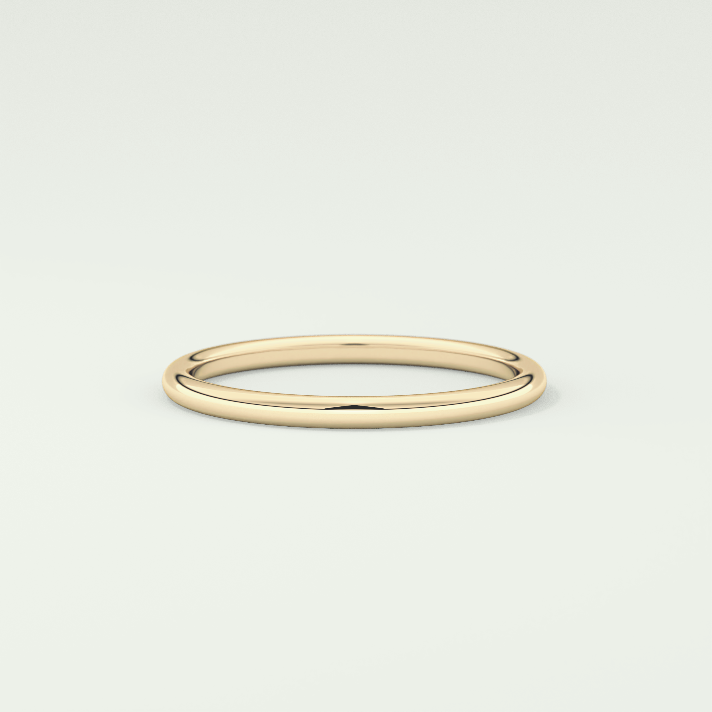 Sleek Simplicity Classic Shank Wedding Band