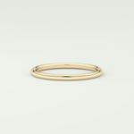 Sleek Simplicity Classic Shank Wedding Band