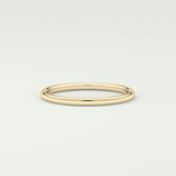 Sleek Simplicity Classic Shank Wedding Band