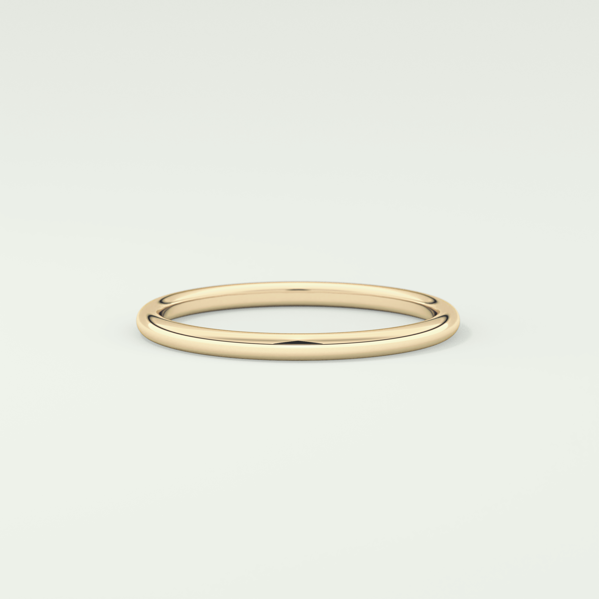 Sleek Simplicity Classic Shank Wedding Band