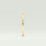 Sleek Simplicity Classic Shank Wedding Band