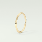 Sleek Simplicity Classic Shank Wedding Band