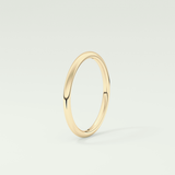 Sleek Simplicity Classic Shank Wedding Band