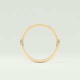 Sleek Simplicity Classic Shank Wedding Band