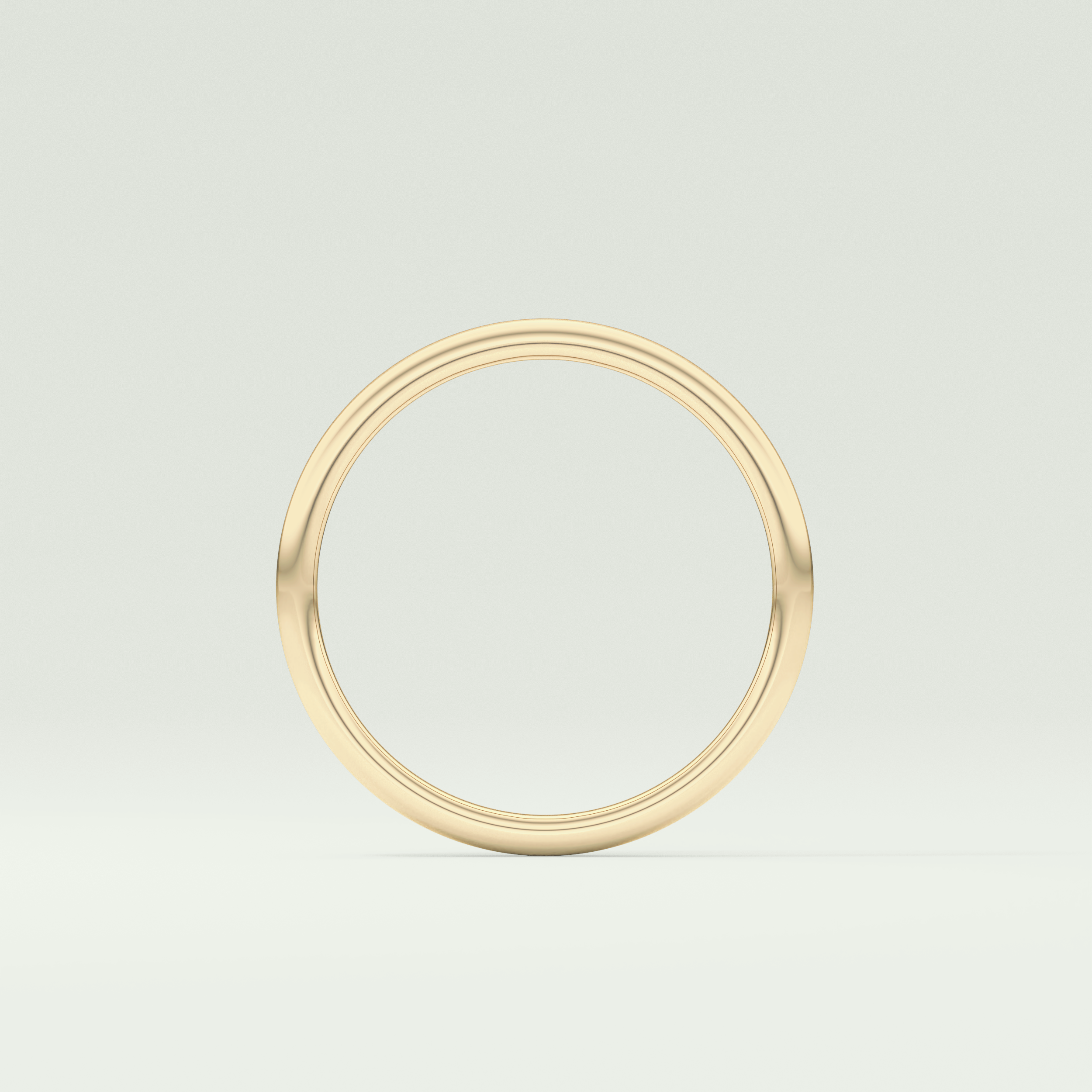 Sleek Simplicity Classic Shank Wedding Band