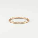 Sleek Simplicity Classic Shank Wedding Band