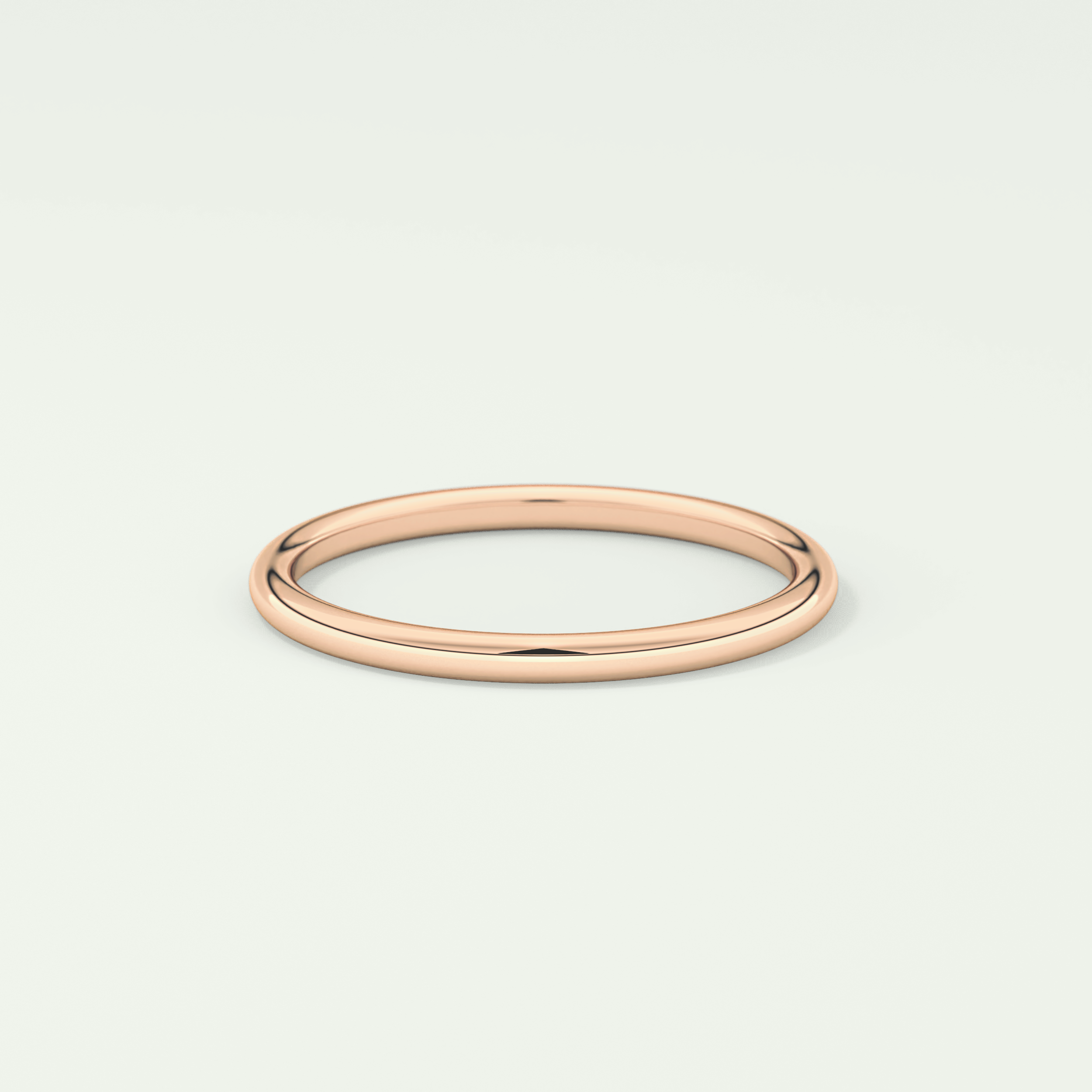 Sleek Simplicity Classic Shank Wedding Band