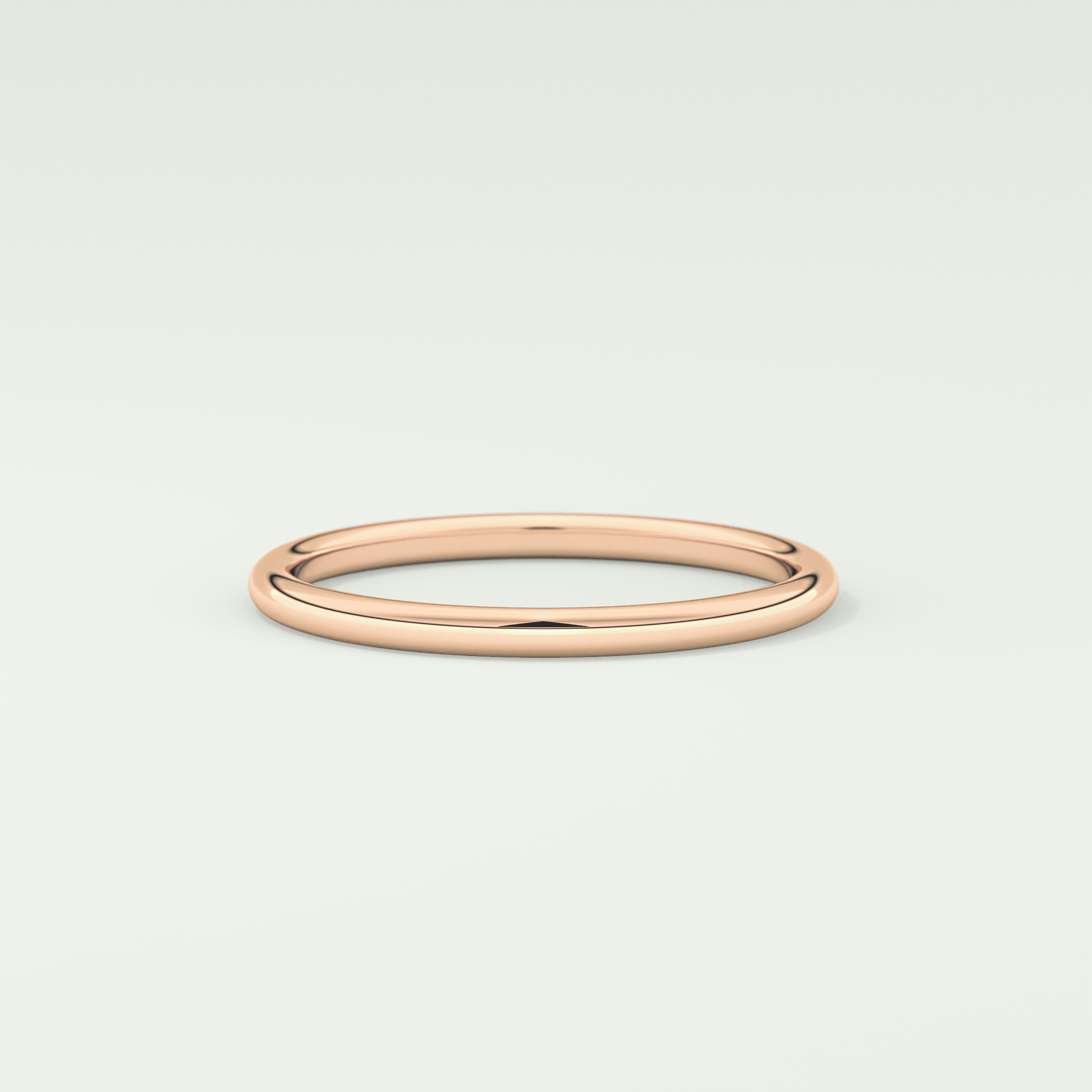 Sleek Simplicity Classic Shank Wedding Band