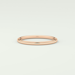 Sleek Simplicity Classic Shank Wedding Band