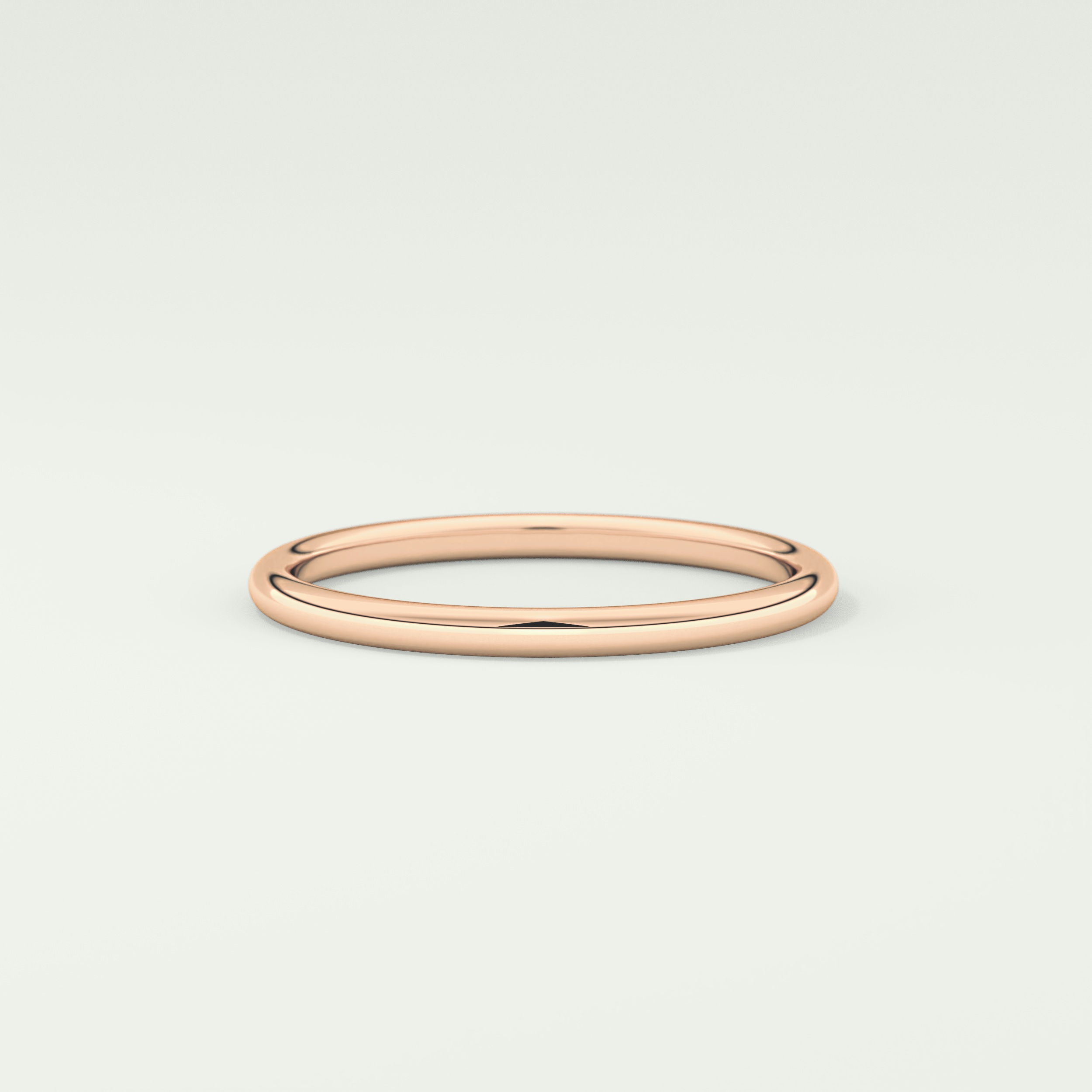 Sleek Simplicity Classic Shank Wedding Band