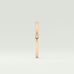 Sleek Simplicity Classic Shank Wedding Band