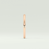 Sleek Simplicity Classic Shank Wedding Band