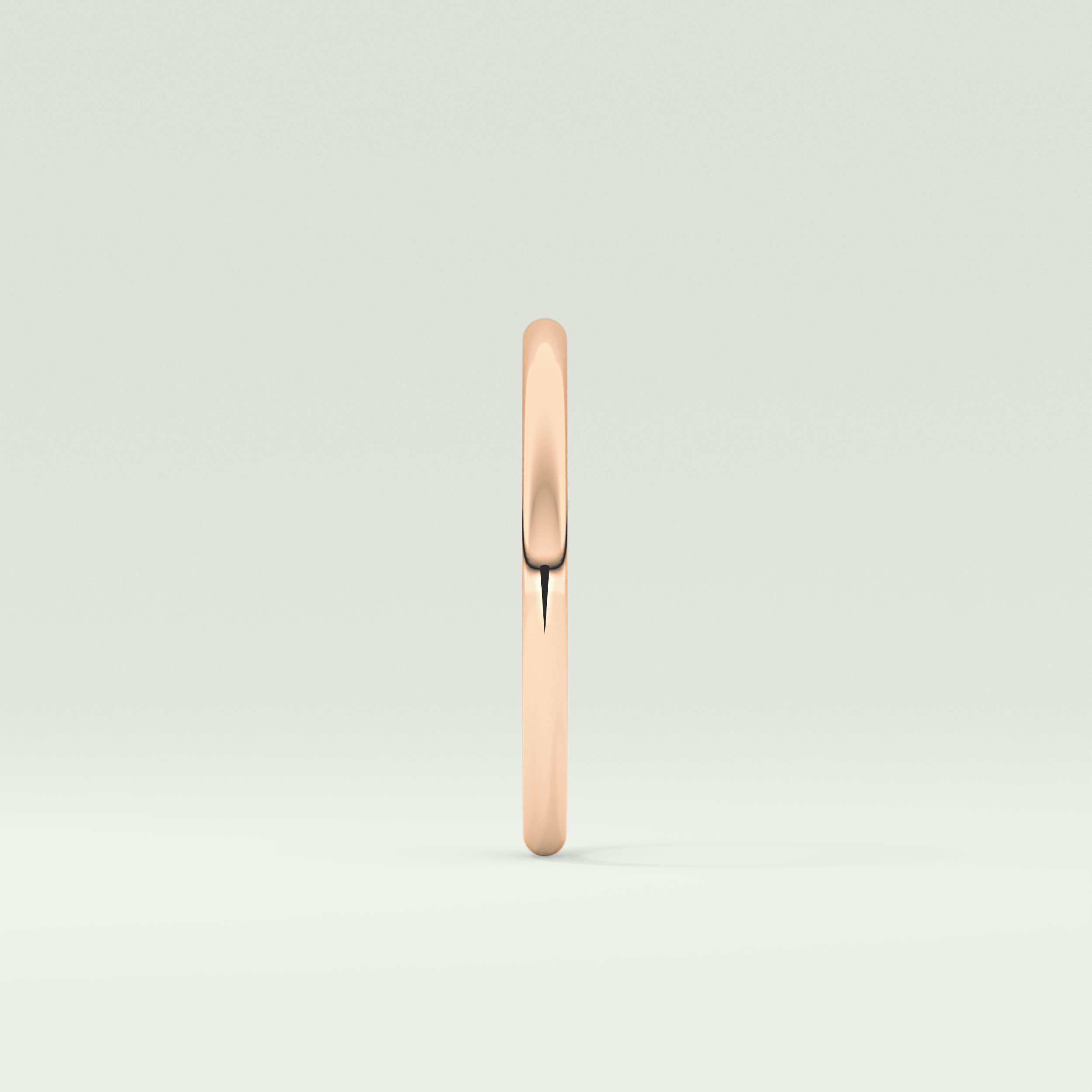Sleek Simplicity Classic Shank Wedding Band