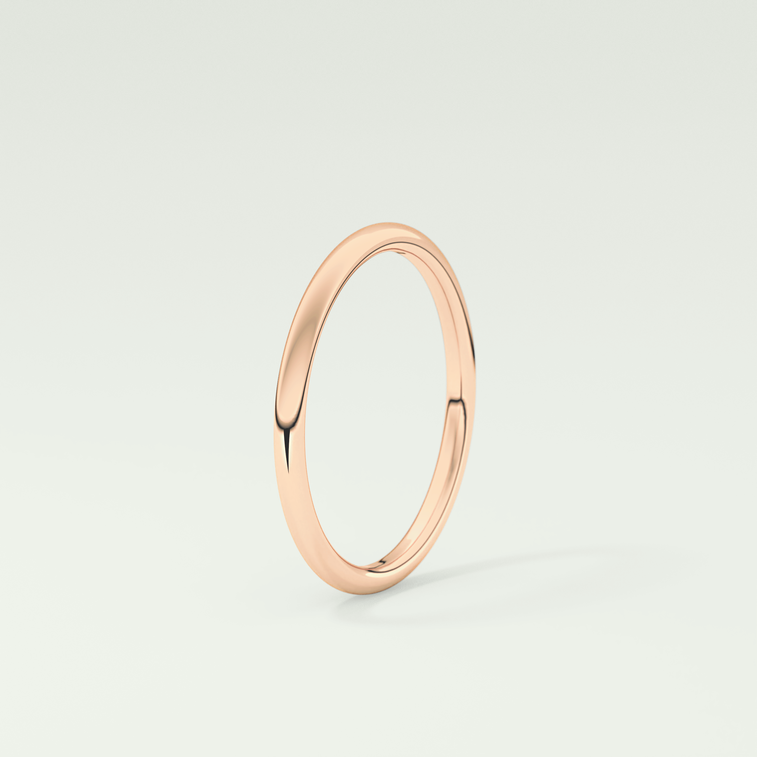Sleek Simplicity Classic Shank Wedding Band