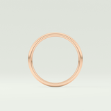 Sleek Simplicity Classic Shank Wedding Band