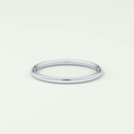 Sleek Simplicity Classic Shank Wedding Band