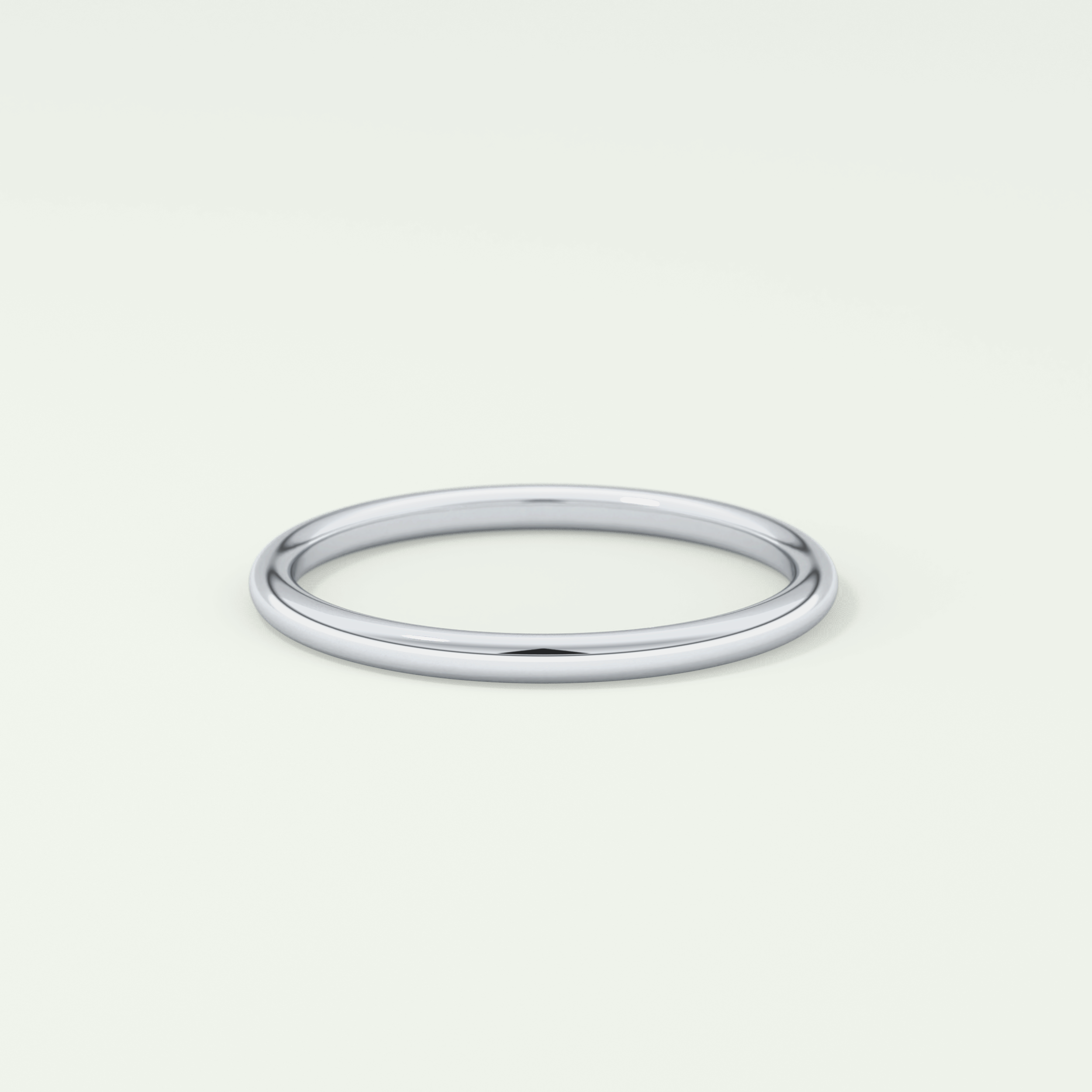 Sleek Simplicity Classic Shank Wedding Band