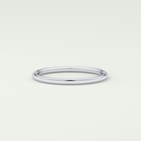 Sleek Simplicity Classic Shank Wedding Band