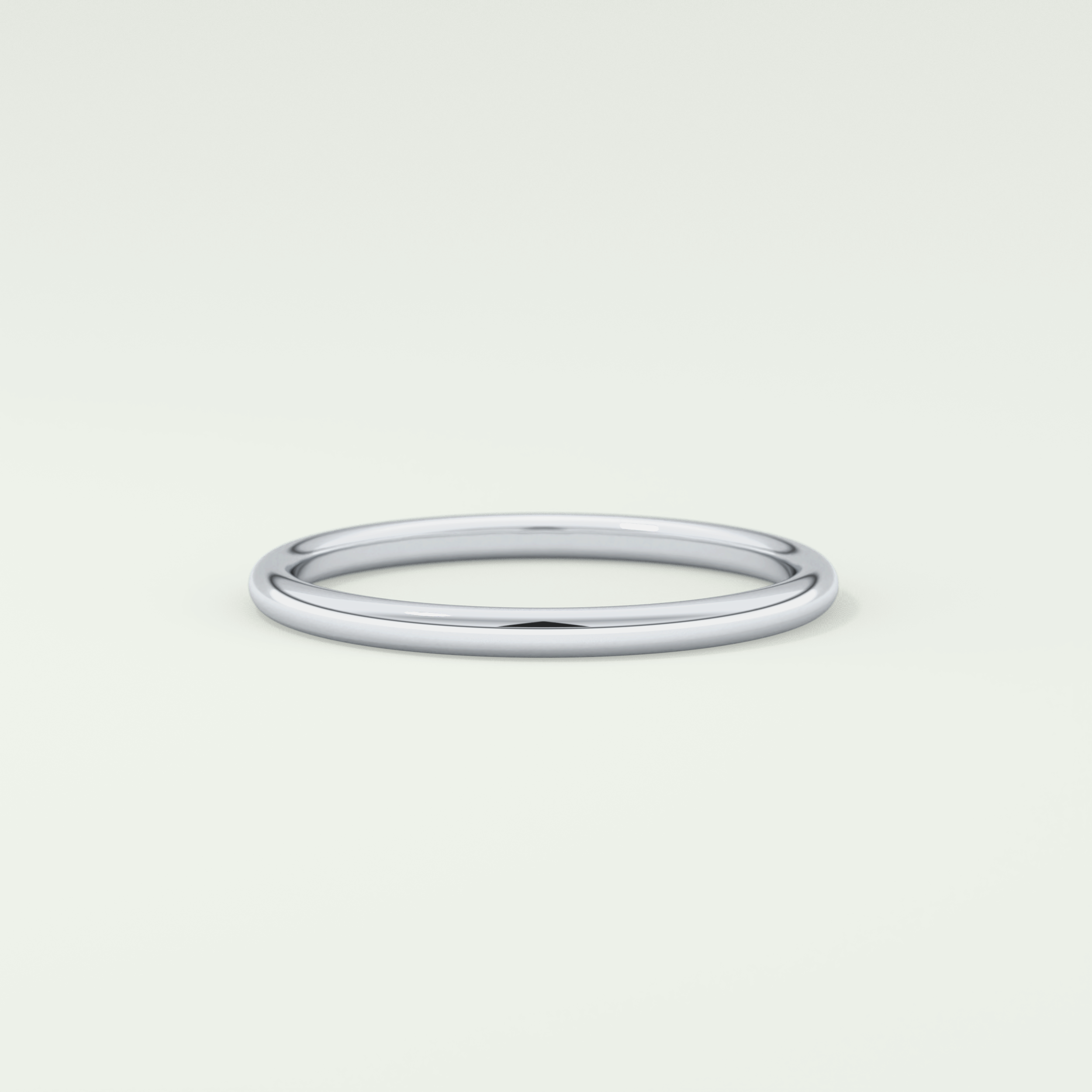 Sleek Simplicity Classic Shank Wedding Band