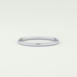 Sleek Simplicity Classic Shank Wedding Band