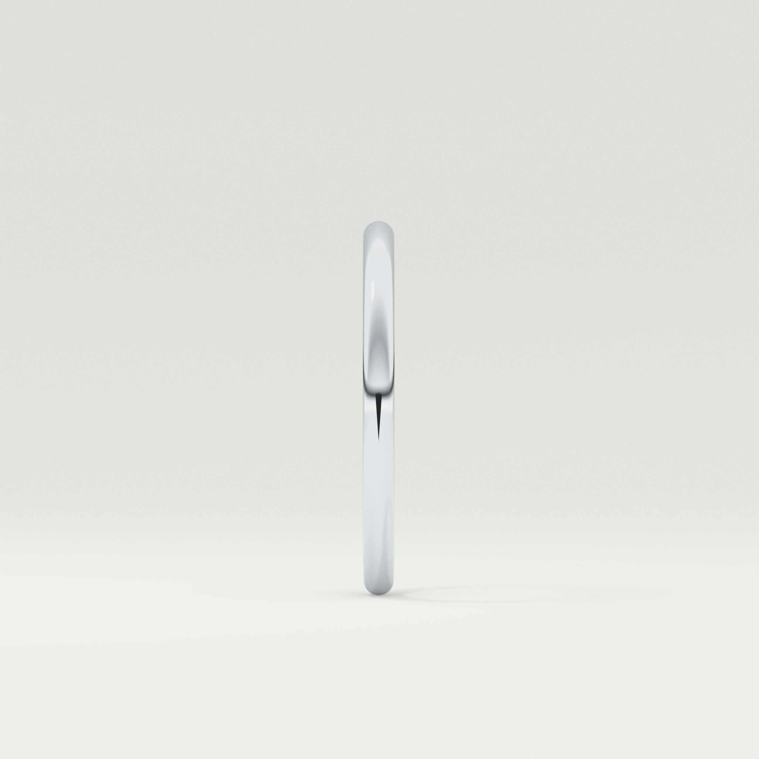 Sleek Simplicity Classic Shank Wedding Band