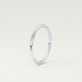 Sleek Simplicity Classic Shank Wedding Band