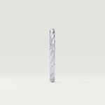 Sleek Simplicity Twisted Shank Wedding Band
