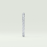 Sleek Simplicity Twisted Shank Wedding Band