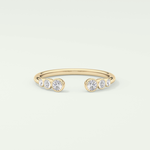0.22 TCW Round Shaped Lab Grown Diamond Wedding Band