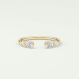 0.22 TCW Round Shaped Lab Grown Diamond Wedding Band