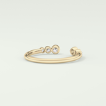 0.22 TCW Round Shaped Lab Grown Diamond Wedding Band