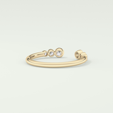 0.22 TCW Round Shaped Lab Grown Diamond Wedding Band
