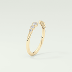 0.22 TCW Round Shaped Lab Grown Diamond Wedding Band