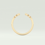 0.22 TCW Round Shaped Lab Grown Diamond Wedding Band