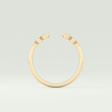 0.22 TCW Round Shaped Lab Grown Diamond Wedding Band