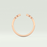 0.22 TCW Round Shaped Lab Grown Diamond Wedding Band