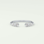 0.22 TCW Round Shaped Lab Grown Diamond Wedding Band