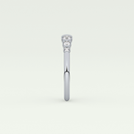 0.22 TCW Round Shaped Lab Grown Diamond Wedding Band
