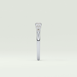 0.22 TCW Round Shaped Lab Grown Diamond Wedding Band