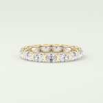 2.25 TCW Oval Shaped Lab-Grown Diamond Wedding Band 3
