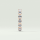 2.25 TCW Oval Shaped Lab-Grown Diamond Wedding Band 10