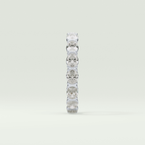 2.25 TCW Oval Shaped Lab-Grown Diamond Wedding Band 16