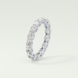 2.25 TCW Oval Shaped Lab-Grown Diamond Wedding Band 17