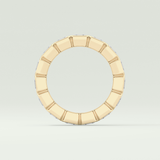 2.25 TCW Asscher Shaped Moissanite Wedding Band