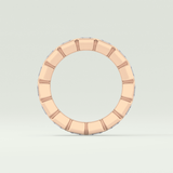 2.25 TCW Asscher Shaped Lab Grown Diamond Wedding Band